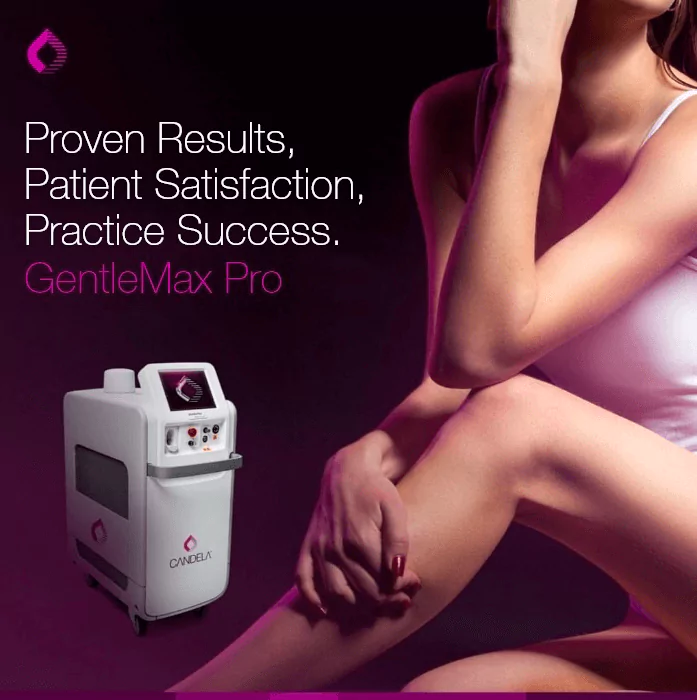 Candela GentleMax Pro laser hair removal machine used at Symphony Clinic Dubai